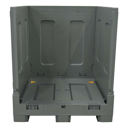 40" x 48" x 46" Plastic Gaylord one wall down