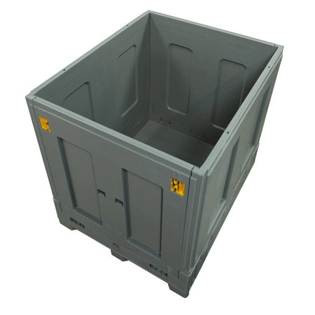 40" x 48" x 46" Plastic Gaylord top view