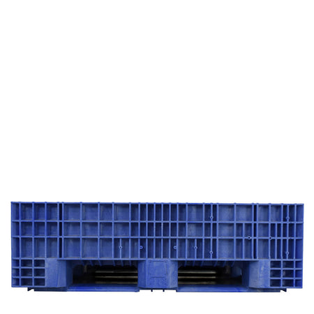 45x48x15 Blue Fixed Wall Bulk Container front view