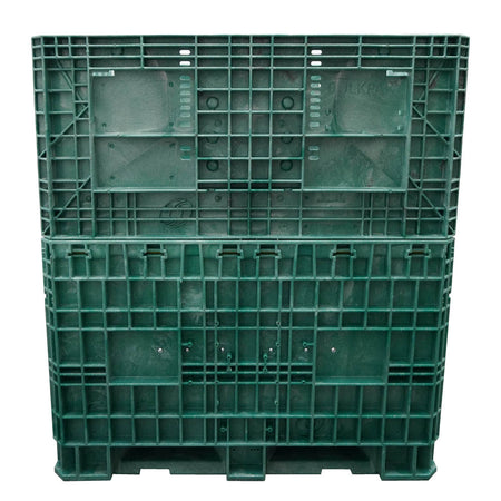 45" x 48" x 50" Hopper Bottom side view