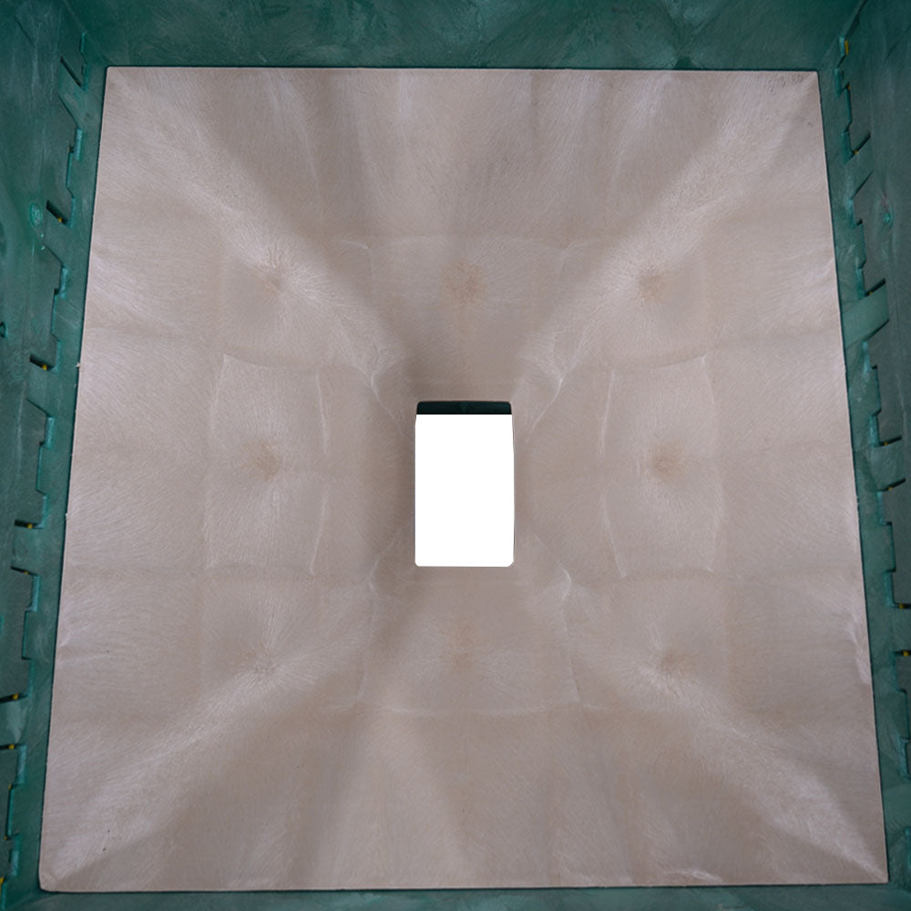 45" x 48" x 50" Hopper Bottom inside