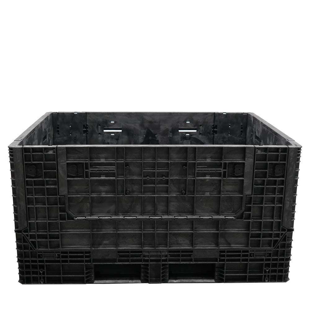 65" x 48" x 34" Extended-Length Collapsible Bulk Container front view