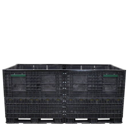 90" x 48" x 42" Extended-Length Collapsible Bulk Container side view