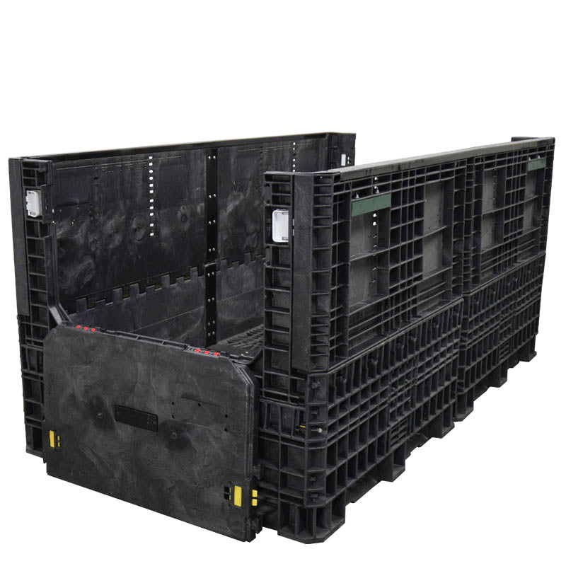 90" x 48" x 42" Extended-Length Collapsible Bulk Container two doors down