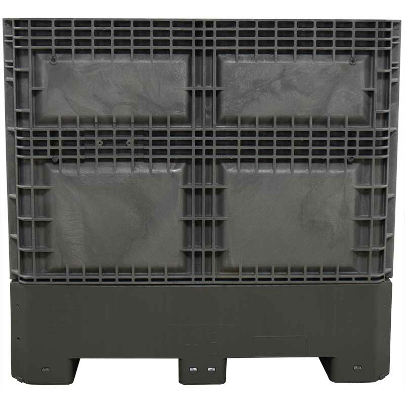 40" x 48" x 46" Medium-Duty Collapsible Bulk Container Side View