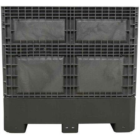 40" x 48" x 46" Medium-Duty Collapsible Bulk Container Side View