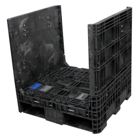 30x32x34 collapsible bulk container two walls down
