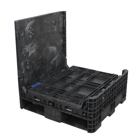 30x32x34 collapsible bulk container three walls down