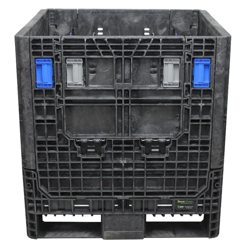 30x32x34 collapsible bulk container front view