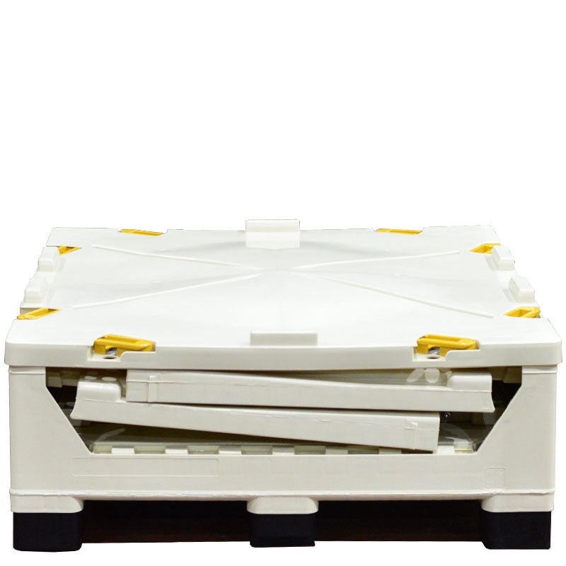 44x48x48 gaylord fully collapsed with lid