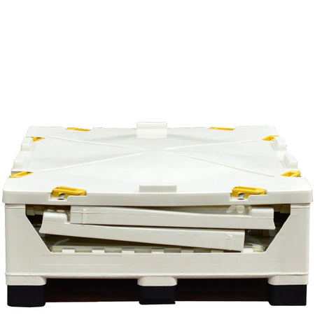 44x48x48 gaylord fully collapsed with lid