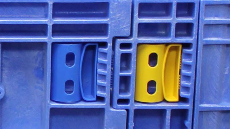 Blue container latches