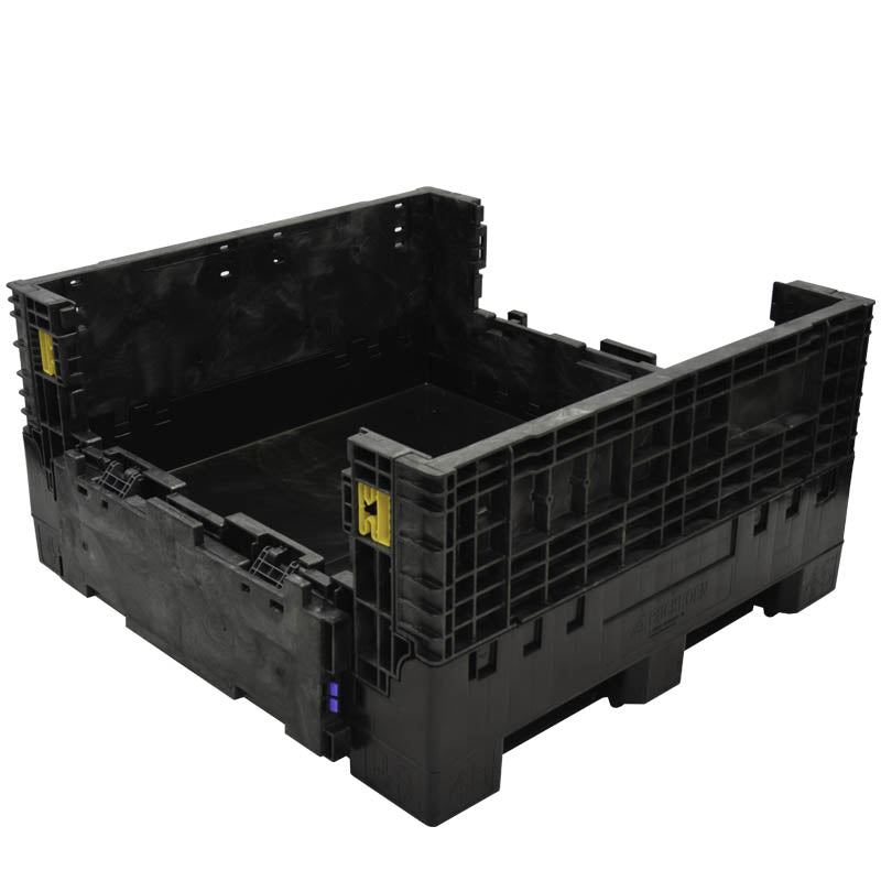 45" x 48" x 25" bulk container two drop doors down