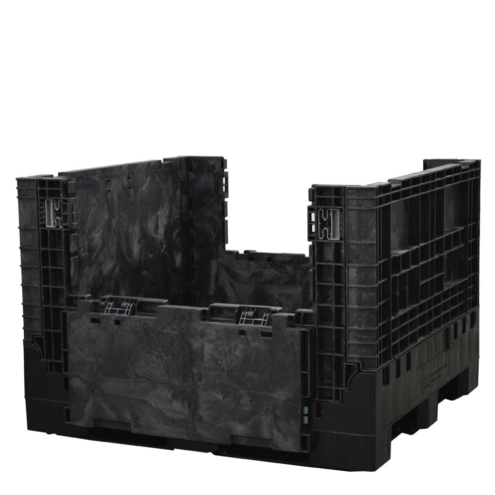 VAULTROOM CONTAINER BLK　50L 45x48x34 | Solid Bottom Bulk Container | DuraGreen® – Bulk