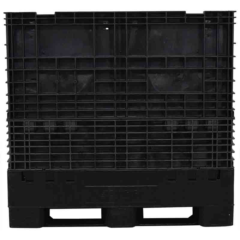 45x48x44 solid floor bulk container side view