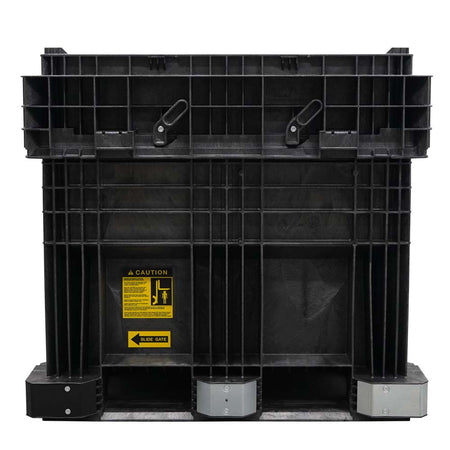 45" side view of 57x45x41 hopper bottom