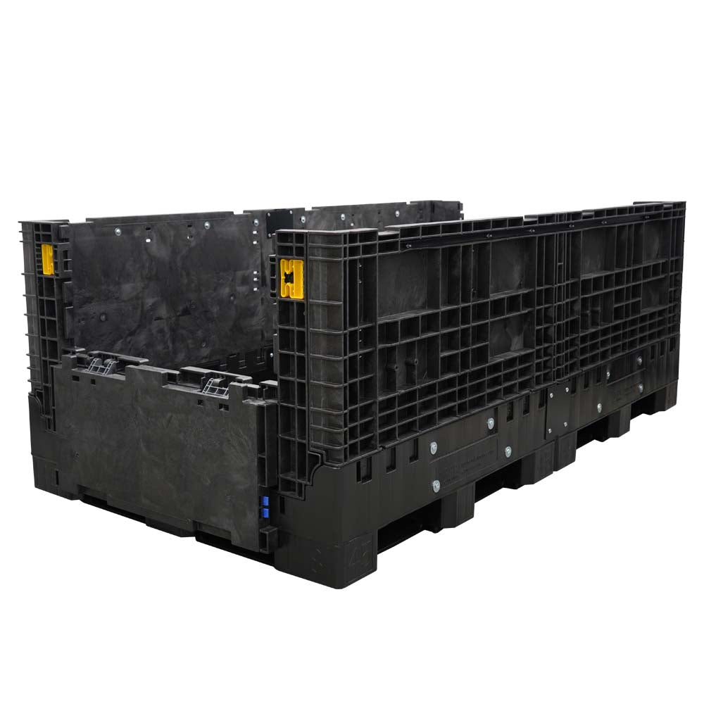 90" x 48" x 34" Medium-Duty Extended-Length Collapsible Bulk Container two doors down