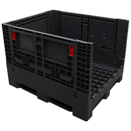 40x48x34 bulk container one wall down