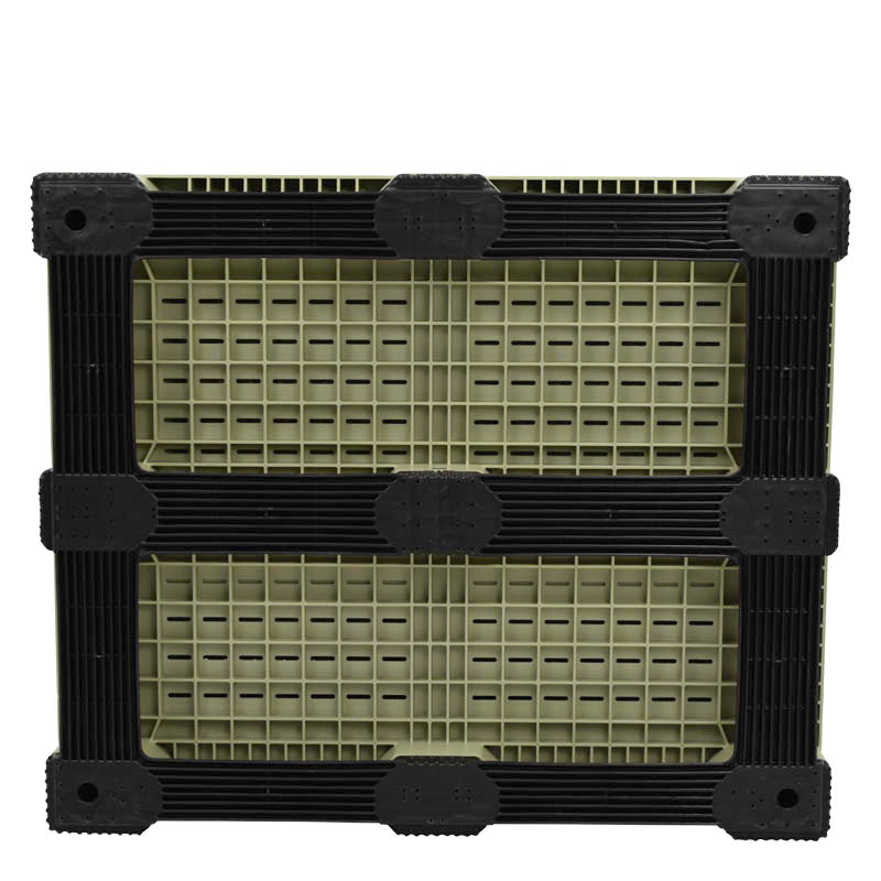 40x48x33 collapsible vented container bottom view