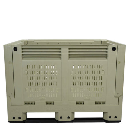 40x48x33 collapsible vented container front view