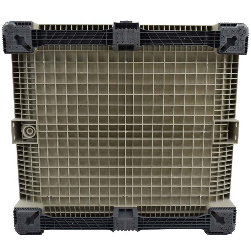 45x48x34 solid wall bulk bin bottom view