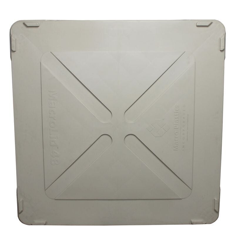 48x48 bulk bin lid top view