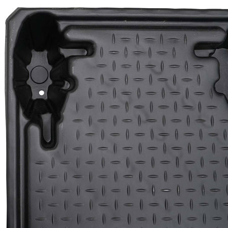 40x48 plastic pallet top view drain hole