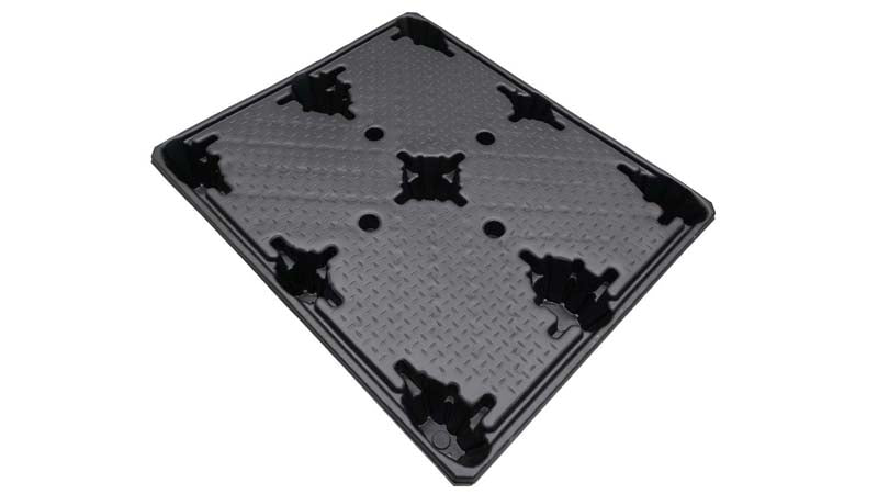 40" x 48" General Purpose Nestable Pallet Top View
