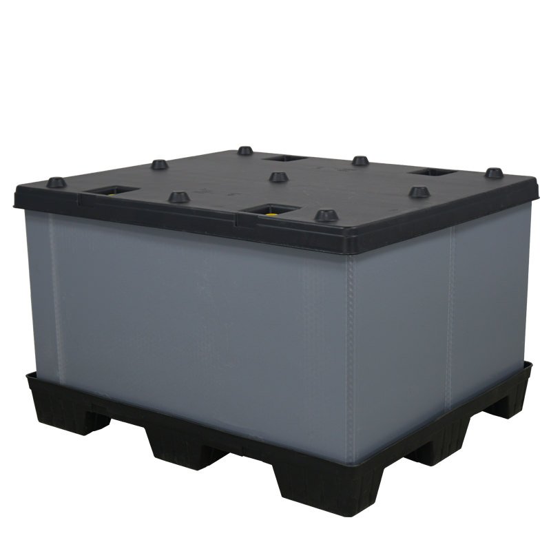 40x48x30 Plastic Pallet Pack Collapsible Container – Bulk