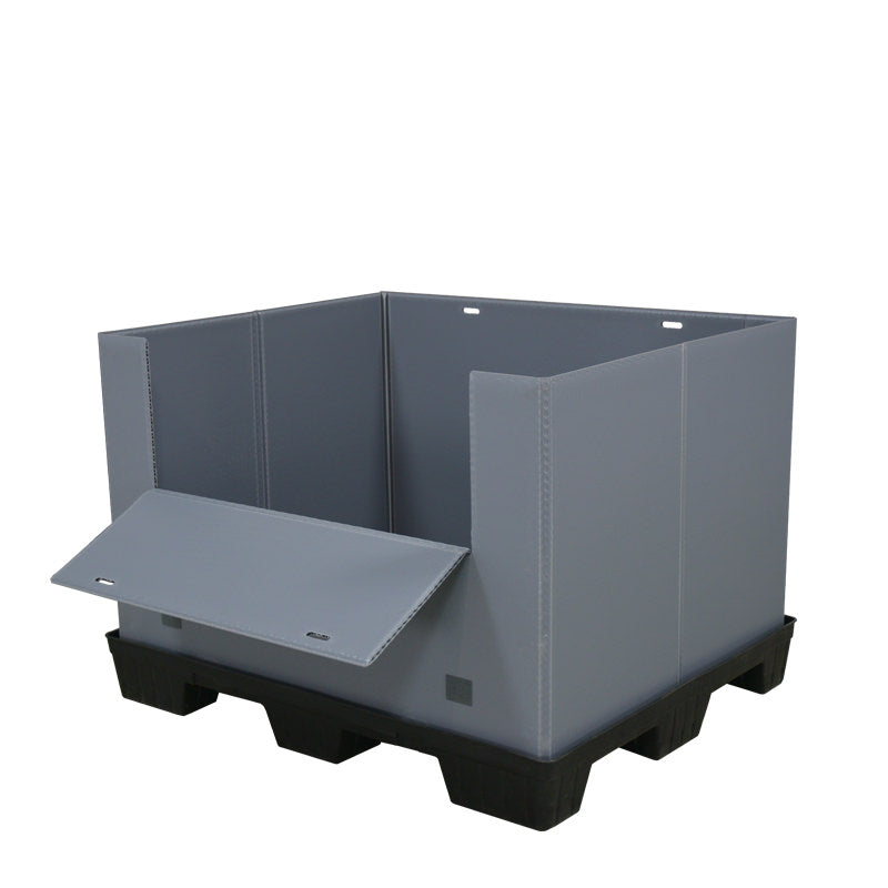 40x48x34 | Pallet Plastic Pack Collapsible Container – Bulk