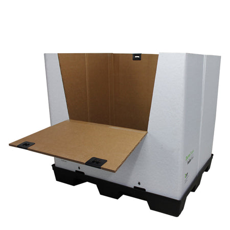 40x48x45 pallet pack container door down