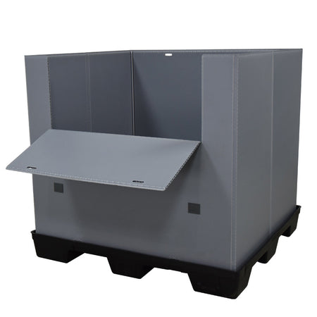 45x48x45 plastic pallet pack door down