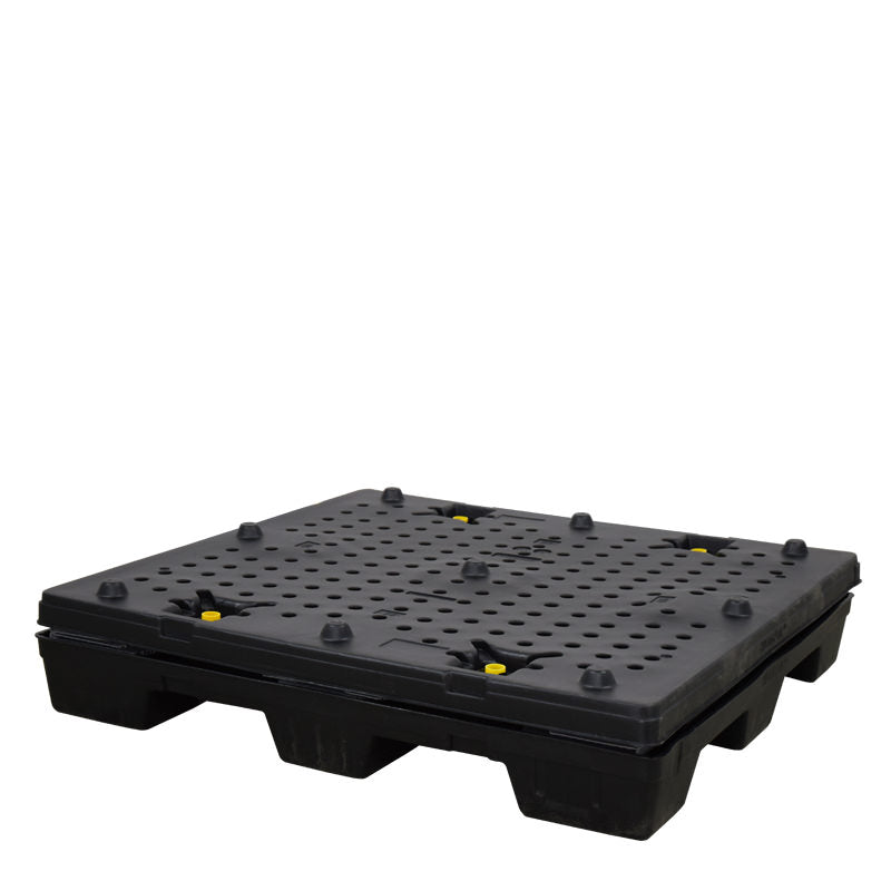 45x48x45 plastic pallet pack fully collapsed