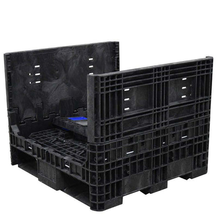 30x32x25 bulk container two walls down