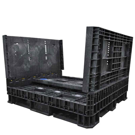 45" x 48" x 34" bulk container two walls down