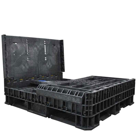 45" x 48" x 34" bulk container three walls down