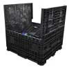 45" x 48" x 50" Heavy-Duty Collapsible Bulk Container two walls down