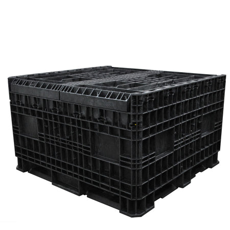 45" x 48" x 50" Heavy-Duty Collapsible Bulk Container collapsed 
