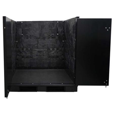 Barn door two doors open