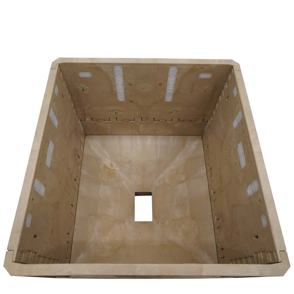 45" x 48" x 50" Hopper Bottom top view