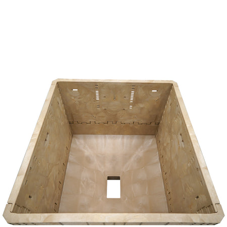 Tan hopper inside
