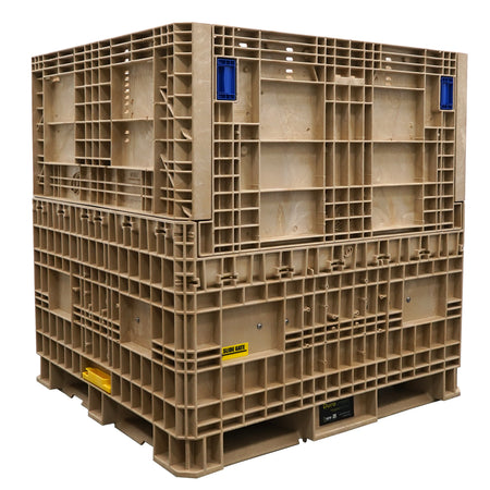 45x48x50 tan unsealed hopper