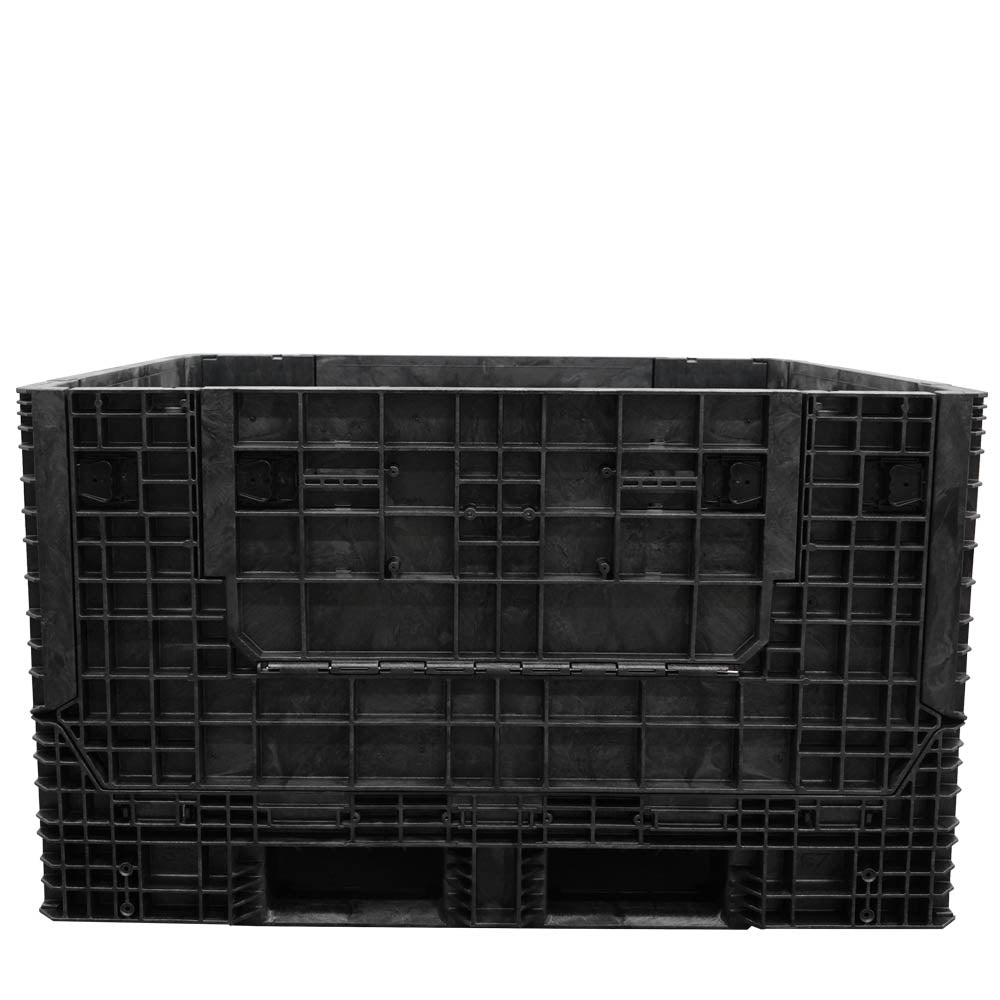 57" x 48" x 34" Extended-Length Collapsible Bulk Container front view