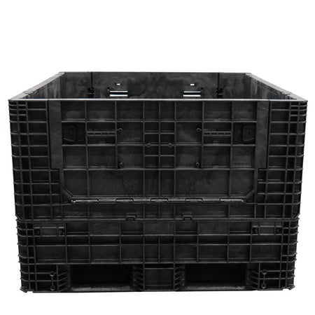 57" x 48" x 34" Extended-Length Collapsible Bulk Container side view