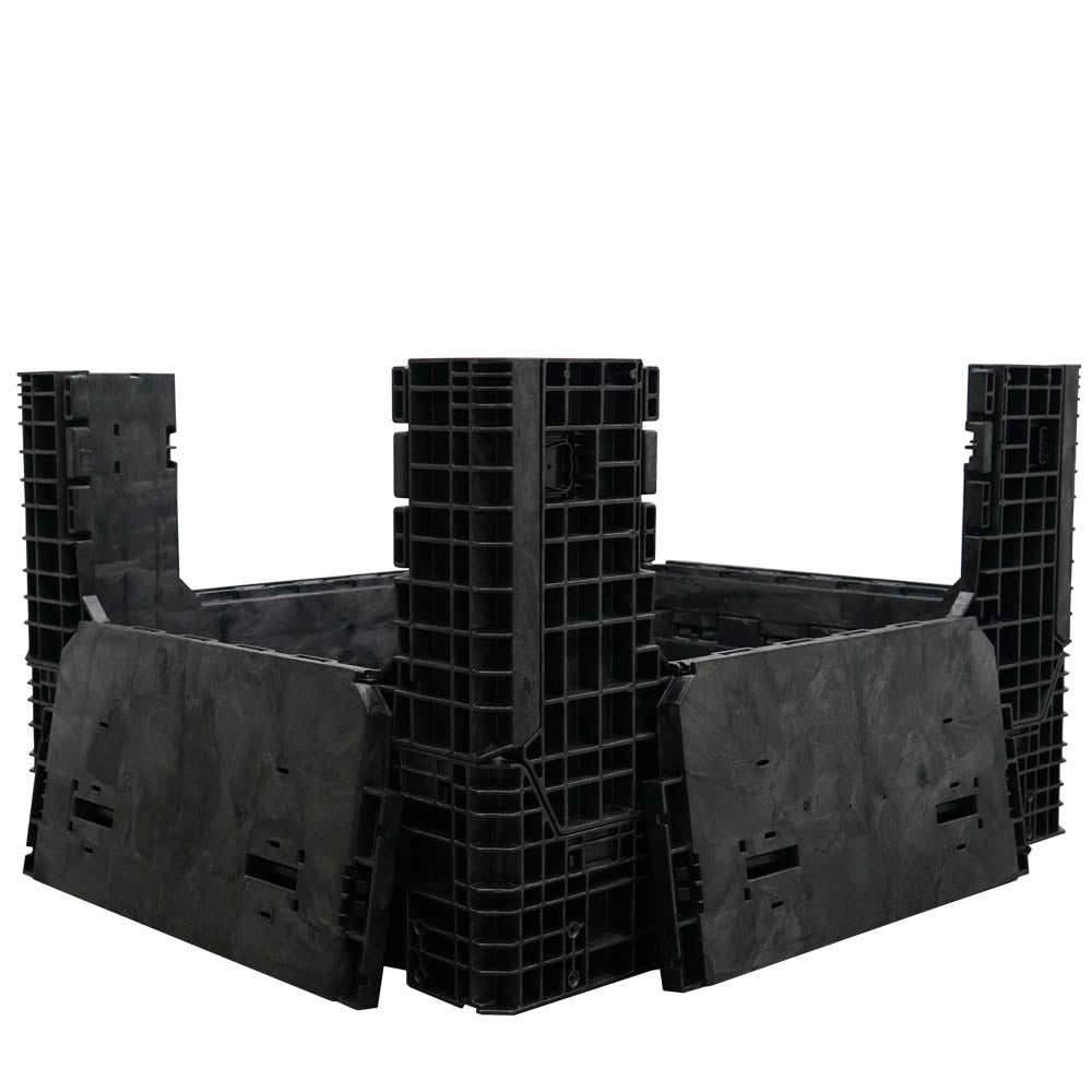57" x 48" x 34" Extended-Length Collapsible Bulk Container four doors down