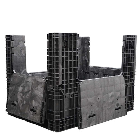 65" x 48" x 50" Extended-Length Collapsible Bulk Container four doors down
