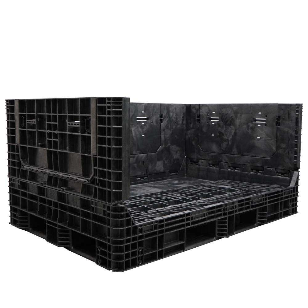 70x48x34 bulk container one wall down