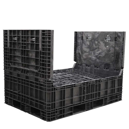 70" x 48" x 50" Bulk Container two walls down