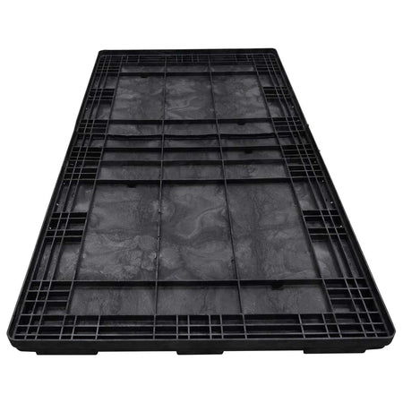 90" x 48" Extended-Length Bulk Container Lid bottom view