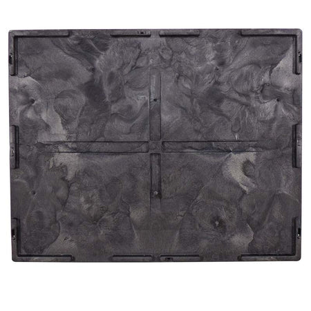 57x45 hopper bottom lid top view